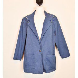 BOGO Vintage Jeweled Denim Jacket